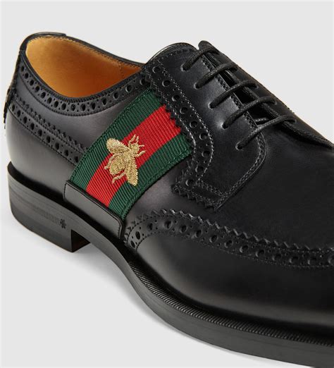 gucci black leather women's shoes|gucci formal shoes men.